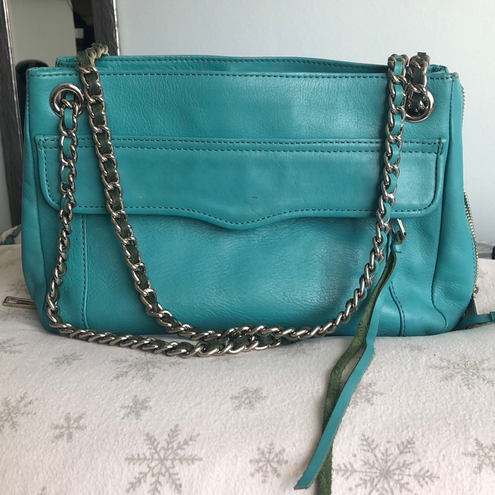 Rebecca Minkoff Swing handbag (blue/teal color)